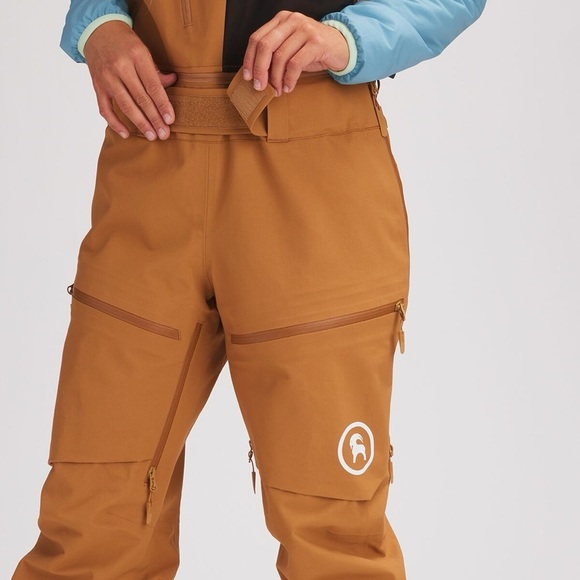 Women's Brown Ski Pants - Picture 4 of 16